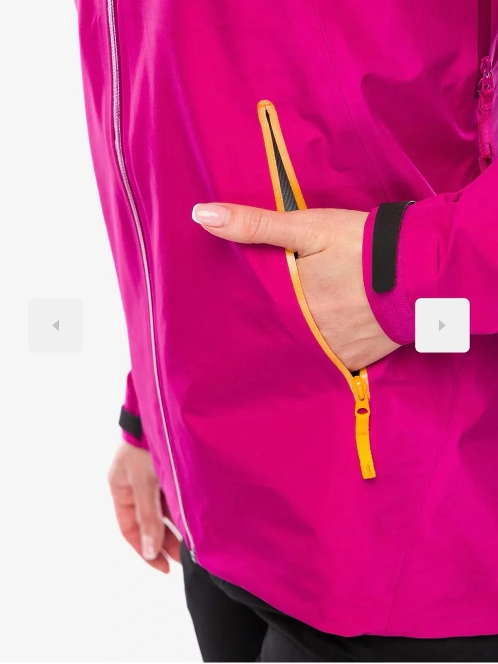 Arc'teryx women Waterproof Shell Jacket hot pink with orange Accents size XS
